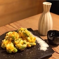 料理メニュー写真 とうもろこしと枝豆のかき揚げ