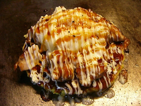 お好み焼きをお楽しみください♪