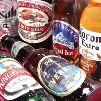 世界各国より厳選した珍しいビールも取り揃えております