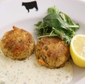 料理メニュー写真&nbsp;ズワイガニのクラブケーキ タルタルソース (2個)