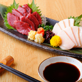 料理メニュー写真&nbsp;馬刺し二点盛り