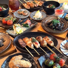 炭火串焼 鶏料理 八千屋 若宮店のコース写真