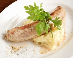 自家製ソーセージ(無添加)&マッシュポテト