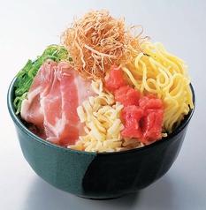 ミックスもんじゃ[ブタ・明太子・チーズ・そば麺]