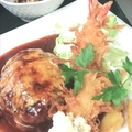 料理メニュー写真&nbsp;大きめチーズハンバーグ定食