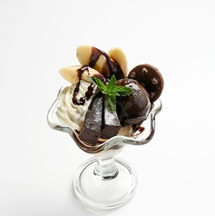 チョコバナナパフェ