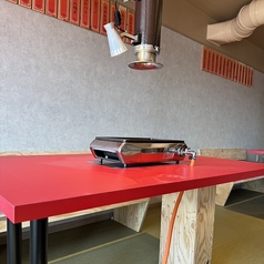 2F 6名テーブル席／無煙ロースター