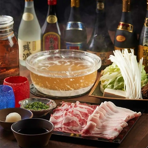 パイナップルあぐーしゃぶしゃぶが楽しめる大人気しゃぶしゃぶ料理店