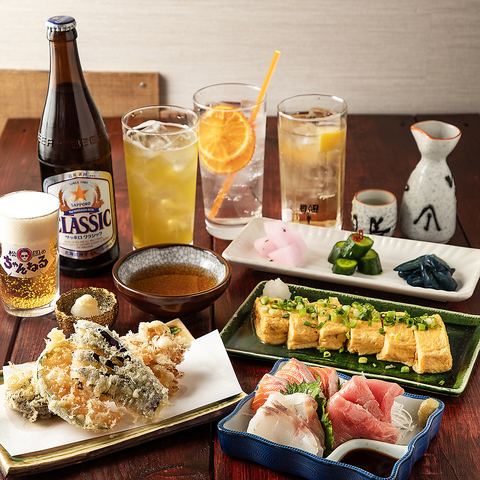 函館・中島廉売直送の食材が自慢！古民家風の活気ある空間で楽しむ本格酒場◎