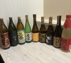 本格焼酎もレア物から定番物まで幅広く！