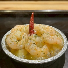 海老のアヒージョ