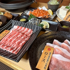 鹿児島黒豚しゃぶしゃぶ あじと 吉祥寺通り店のコース写真