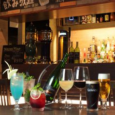 ドリンクがとにかく豊富！