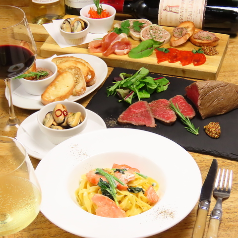 厳選牛を使用した料理と、こだわりのクラフトビールとワインを楽しむイタリアン