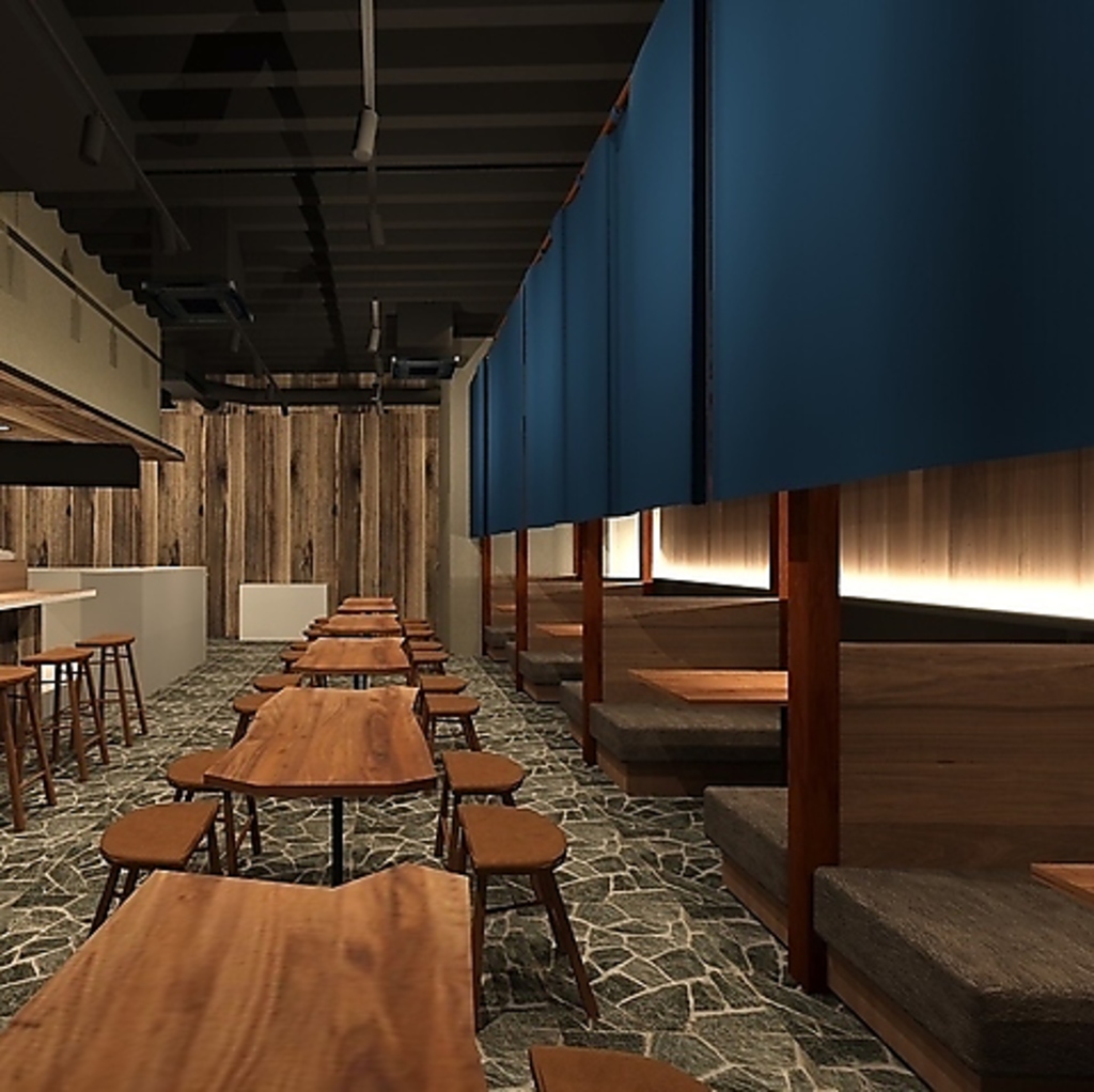 会社宴会・団体様もご相談ください！炉端焼と海鮮に舌鼓を打ちながら、和モダンな店内で乾杯♪