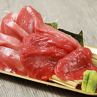 絶対注文したいのが特別ルートの生の本鮪のお刺身♪