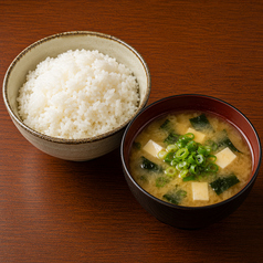 ご飯+味噌汁セット