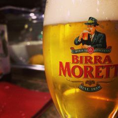 イタリアの生ビール モレッティ