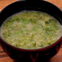 青さ海苔の味噌汁