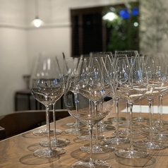 使用するワイングラスのこだわり