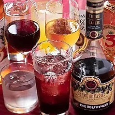 シーンに合わせた2つの飲み放題プラン！