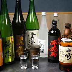 選りすぐりの地酒と焼酎が種類豊富！
