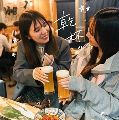 大衆価格の飲み物達をご用意しております◎