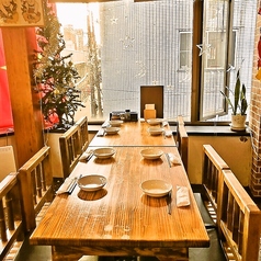 宴会席になります。最大９名様にご利用頂けます