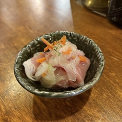 生ハムと野菜のマリネ