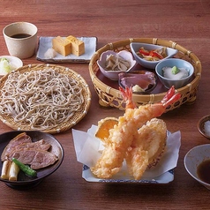 大海老天ぷらと京鴨御膳