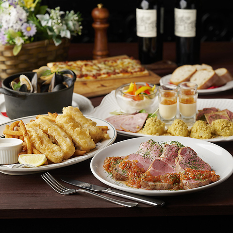 宴会プラン飲み放題付きコースがメチャお得！！2名様からプランがご用意できます。