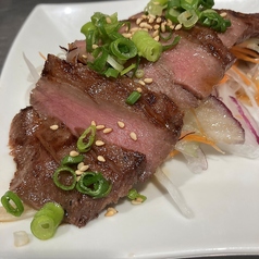 牛たんのオニオンスライスポン酢
