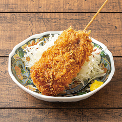 黒豚の串カツ/黒毛和牛と黒豚のメンチカツ 各