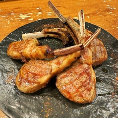 ラムチョップのグリル