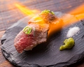 料理メニュー写真 特選　黒毛和牛の肉寿司(2貫)