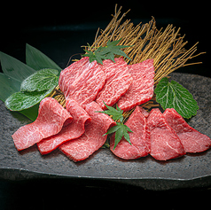 山形牛 希少赤身 三種盛合せ