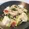 豆腐と地鶏の冷製サラダ