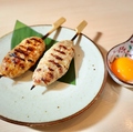 料理メニュー写真&nbsp;名古屋コーチンのつくね串(タレor塩)