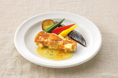 若鶏とグリル野菜 マスタード風味ソース