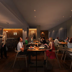 ブラッスリー モノクローム 天王寺ミオ駐車場ビルの雰囲気2