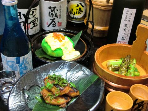 「かすべ料理」をはじめとする北海料理が楽しめる割烹居酒屋で乾杯！