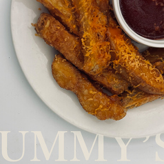 フライドポテト　チーズかけ