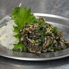 鶏皮黒ポン酢