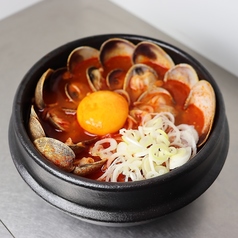 殻付きアサリのスンドゥブ