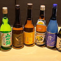 日本酒も豊富に