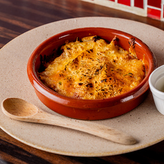 トマト味噌餃子のシェパードパイ風 