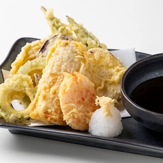 島野菜の天麩羅 (塩・つゆ)