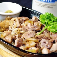 ビールに最高!!薩摩地鶏の塩焼き ゆず胡椒添え
