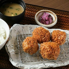 米粉ざくざくチキン定食（七味醤油）