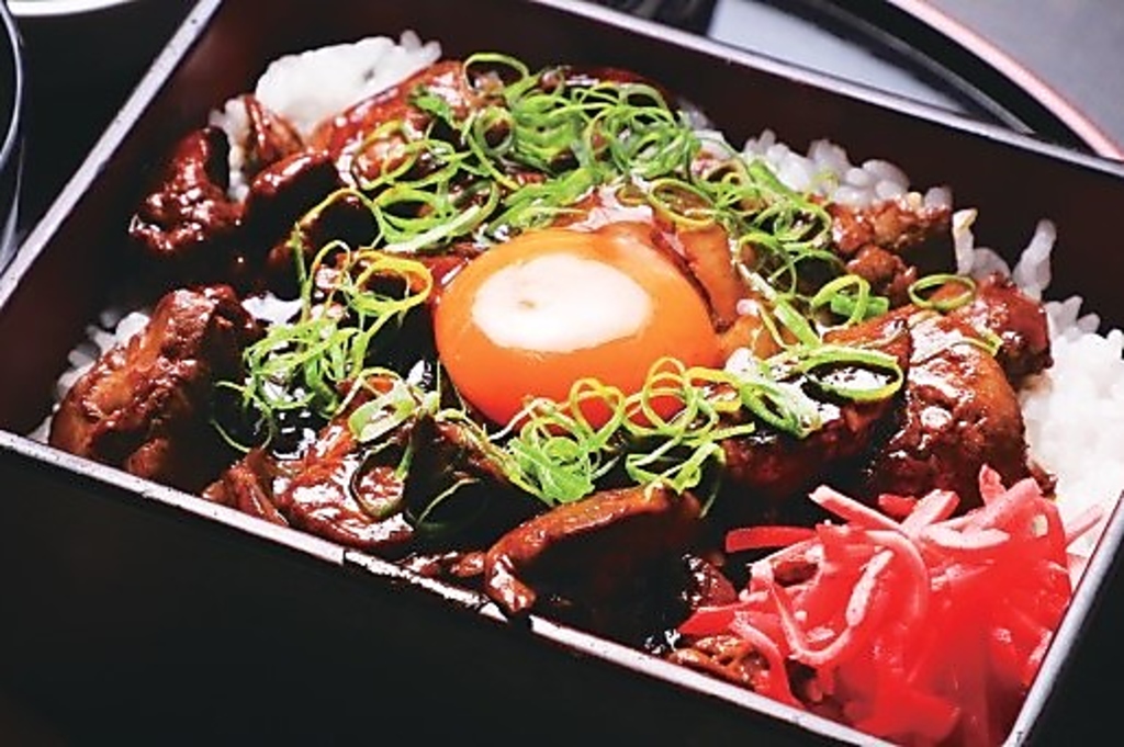 【ランチ】純レバ丼（鶏ガラスープ付き）